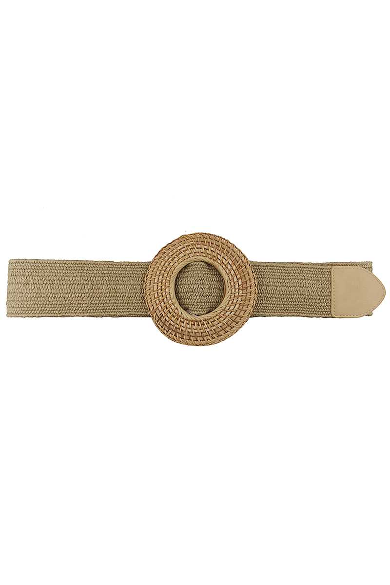 Modern Straw Round Belt