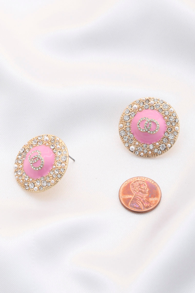 Double Circle Round Metal Earring - Wholesale Apparel Center