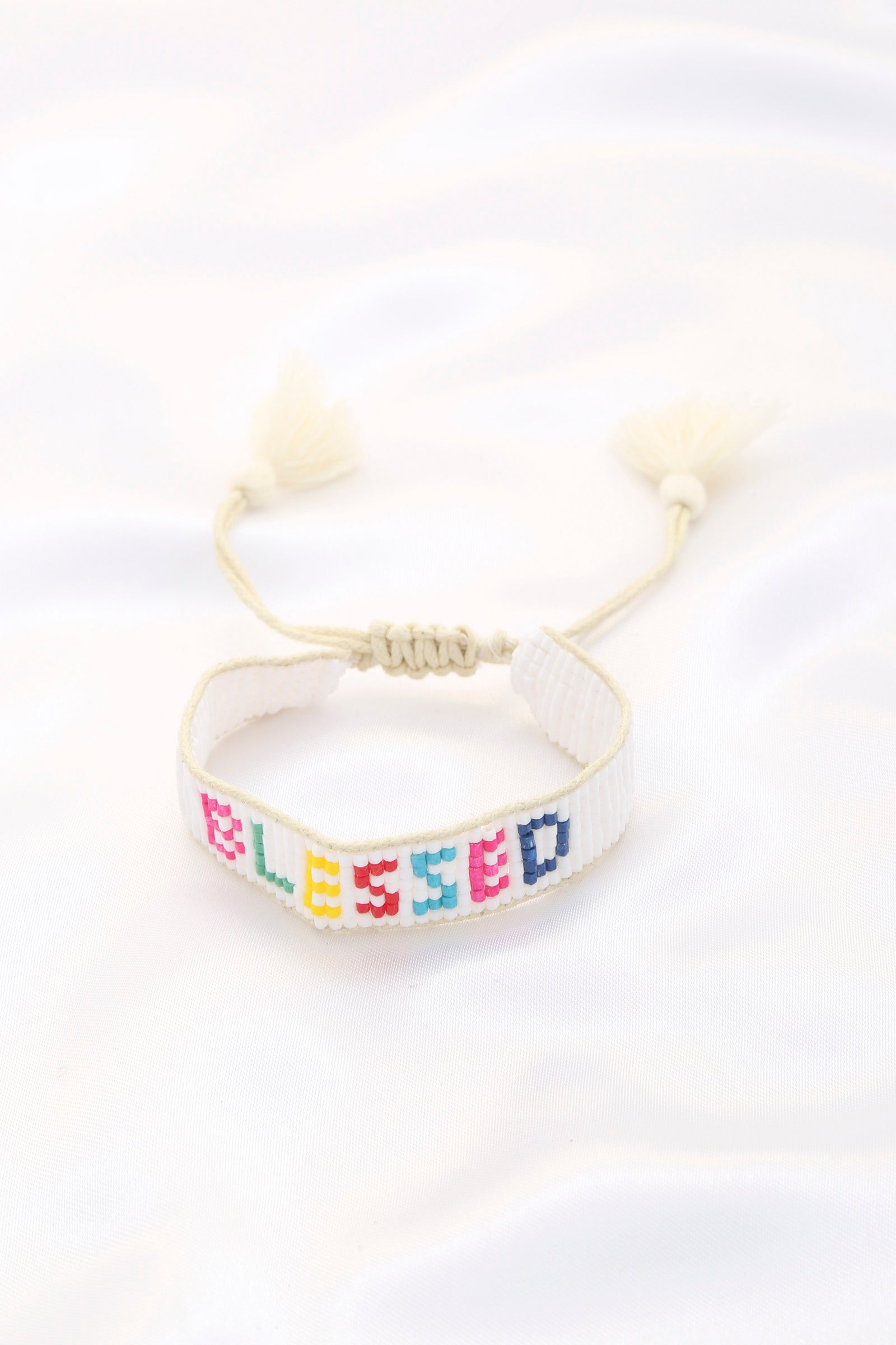 Blessed Bead Pull Tie Bracelet - Wholesale Apparel Center