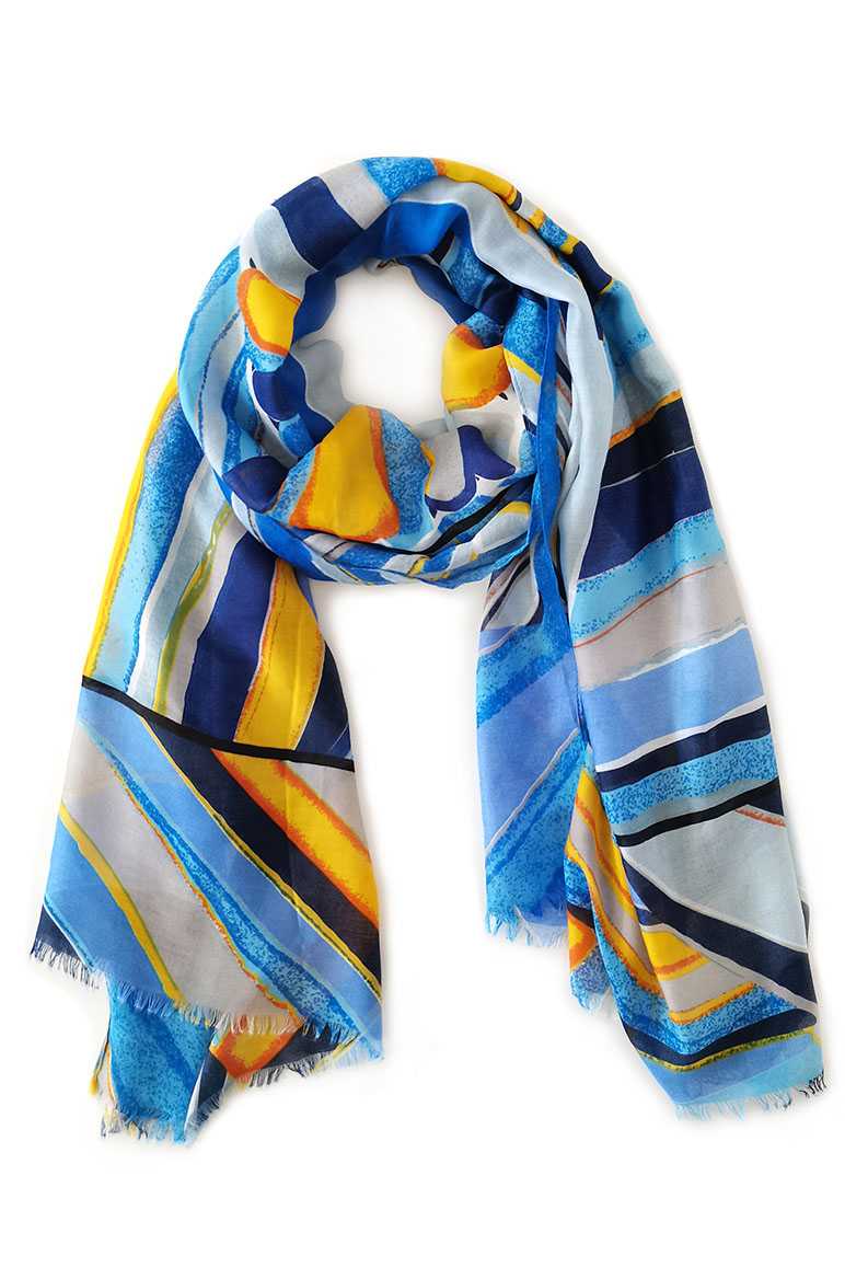 Abstract Print Scarf - Wholesale Apparel Center