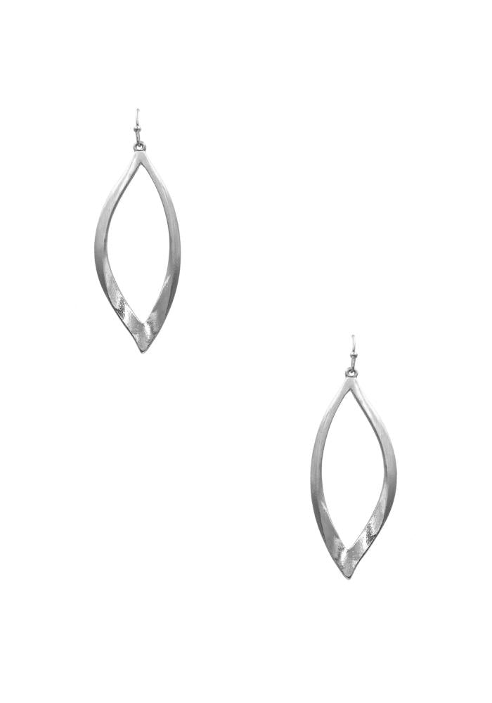 Metal Teardrop Dangle Earring - Wholesale Apparel Center