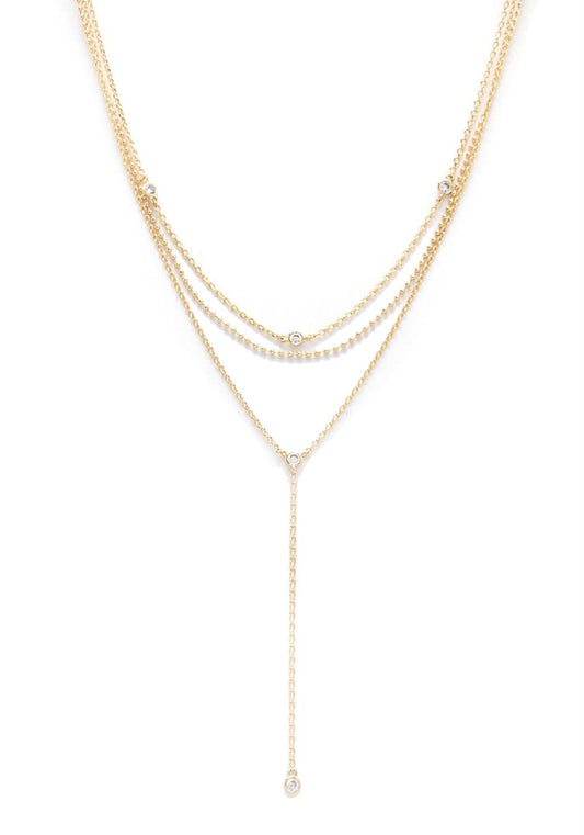 Dainty Metal Y Shape Necklace - Wholesale Apparel Center