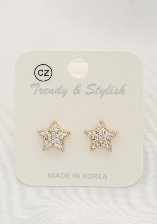 Crystal Star Post Earring - Wholesale Apparel Center